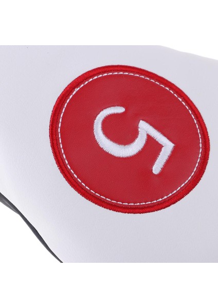 Spor Golf Kulübü Headcover 460CC Sürücü Ahşap Kafa Kapak No. 1 3 5 Beyaz 5 fırsatları