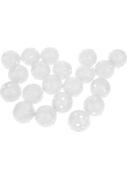 20 Parça Plastik Hollow Uygulama Tenis Topu Eğitim Golf Topları Beyaz fiyatları