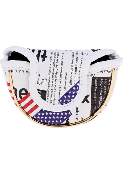 Pu Golf Mallet Kafa Kapak Golf Putter Kollu Eski Zafer Küçük Yarım Daire fiyatları