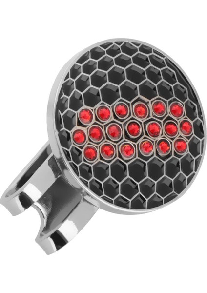Golf Topu Marker Kristal Matkap Klips Marker Golf Visor Kırmızı Için fiyatları