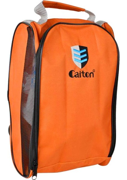 Yeni Golf Naylon Ayakkabı Çanta Havalandırmalı Seyahat Tote Çanta Uzay Tasarrufu - Turuncu fiyatları