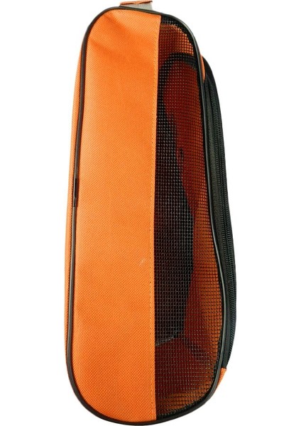 Yeni Golf Naylon Ayakkabı Çanta Havalandırmalı Seyahat Tote Çanta Uzay Tasarrufu - Turuncu indirimleri