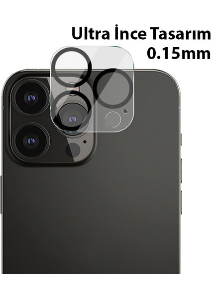 Apple iPhone 13 Pro-13 Pro Max 3D Full Tempered Glass Cam Kamera Koruyucu fiyatları