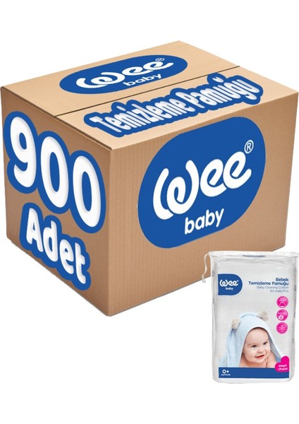Bebek Temizleme Pamuğu 900 Adet (15PK*60)