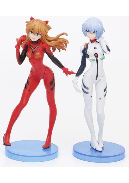 Disney 3 Adet Anime Ayanami Rei Evangelion Eva Pvc Figürleri 13CM fırsatları