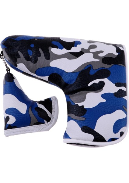 Dayanıklı Su Geçirmez Pu Golf Atıcı Kafa Kol Headcover - Çeşitli Renk - Mavi modelleri