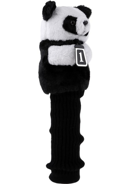 Yenilik Hayvan Golf Kulübü Başağı Kapak Ahşap Sürücü Headcover Aksesuarları Panda fiyatları