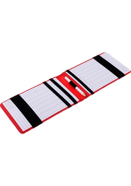 Pu Golf Scorecard Tutucu Eğitim Kitap Kapak ile Kalem Kamuflaj Kırmızı modelleri
