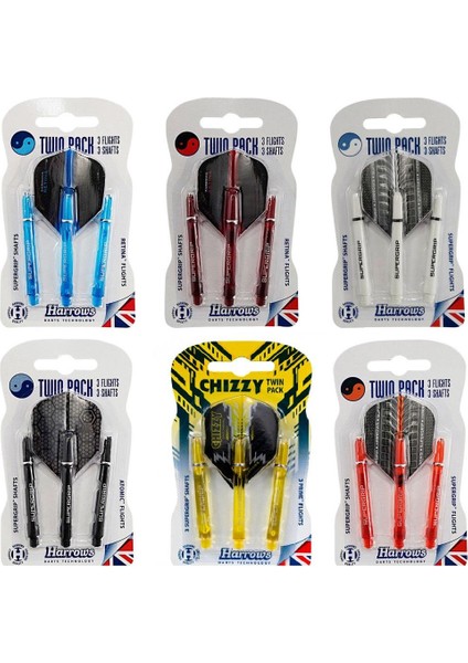 Twin Pack Dart Shaft - Medium