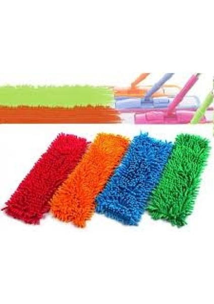 Paspas Yedeği Mikrofiber Makarna Mop Paspas Yedeği 60 cm