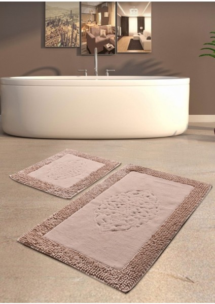 Tiffany 2'li Pamuklu Klozet Takımı, Banyo Paspas Seti fırsatları