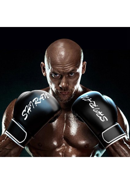 Boks Eğitimi Eldivenleri Mma Mma Egzersiz Spor Salonu Delme Delme 10OZ_BLACK