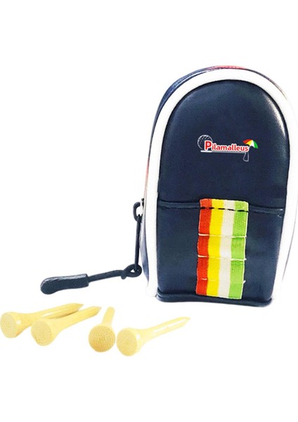 Taşınabilir Golf Tee Çanta Bel Kılıfı Çanta Spor Aksesuar Paketi Backapack Tutucu Mavi fırsatları
