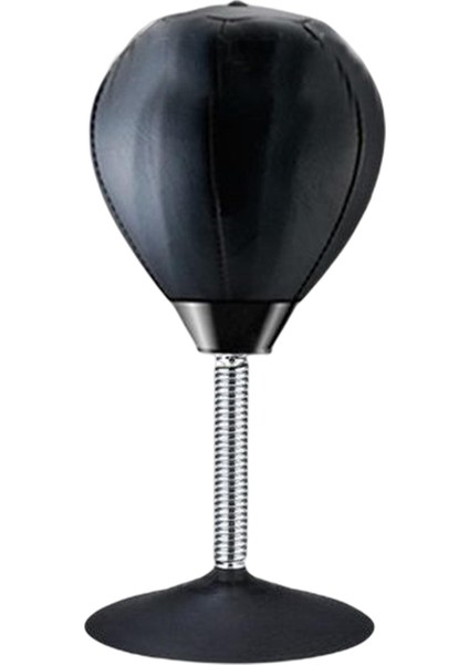 Masaüstü Delme Çanta Masa Freestanding Boks Hız Topu Ofis Egzersiz Siyah Için