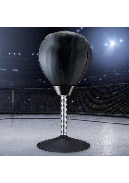 Masaüstü Delme Çanta Masa Freestanding Boks Hız Topu Ofis Egzersiz Siyah Için modelleri