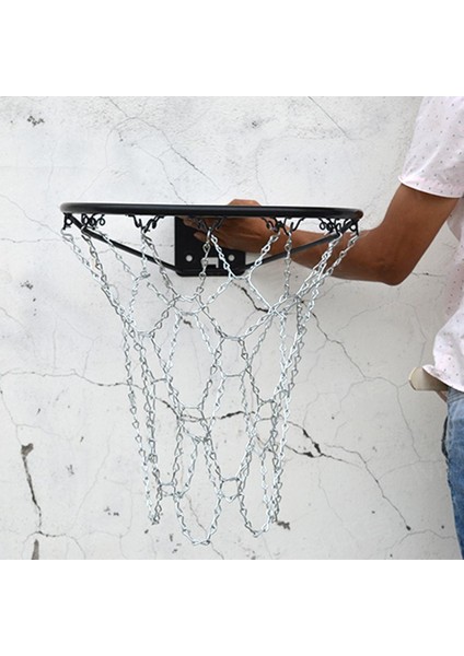 Standart Dayanıklı Ağır Metal Çelik Zincir Basketbol Gol Hoop Jant Net modelleri