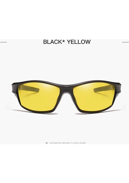 Bisiklet Goggles Bisiklet Güneş Gözlüğü Sürüş UV400 Koşu Sürme Anti-Uv Gözlük Sarı fırsatları