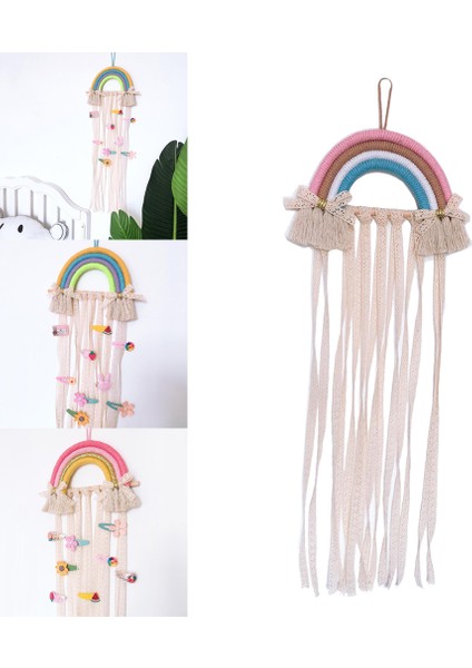 Kızlar Saç Klipleri Tutucu Örme Asılı Dekor Goblen Pamuk Halat Fj A01 (Yurt Dışından) fırsatları