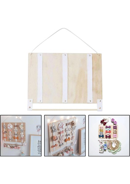 Saç Yay Tutucu Firkete Organizatör Kafa Bantları Depolama Raf Kızlar 'oda Dekor Beyaz (Yurt Dışından) fırsatları