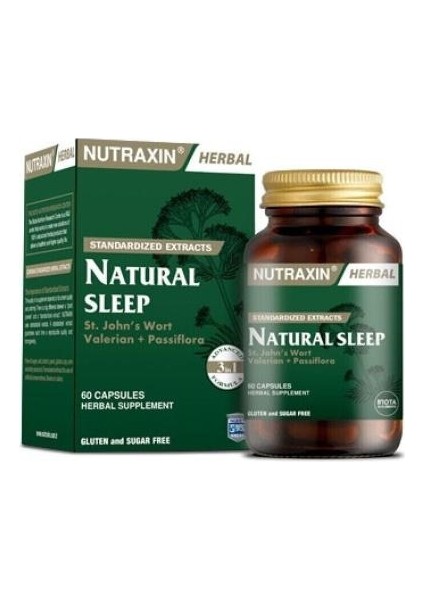 Nutraxın Natural Sleep 60 Tablet