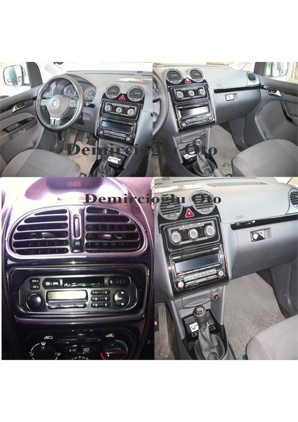 Ford Cmax 2006 ve 2013 Arası 11 Parça Piano Black Torpido Kaplama