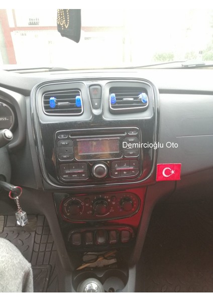 Renault Symbol Torpido Kaplama 2012 Sonrası Piano Black 21 Parça
