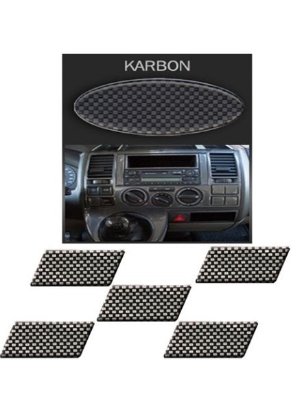 Seat Cordoba 2004 Sonrası 13 Parça Karbon Desen Torpido Kaplama