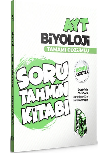 Benim Hocam Yayınları AYT Biyoloji Konu Özetli ve Tamamı Çözümlü Soru Tahmin Kitabı