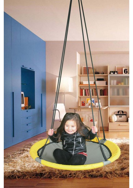 Çocuk ve Yetişkin Yuvarlak Tavana Asılan Salıncak (Büyük Boy )