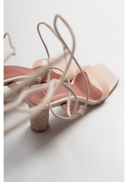 801 Ten Cilt Topuklu Kadın Sandalet fırsatları