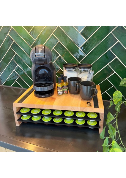 Dolce Gusto Ahşap Kapsül Tutucu - 70 Bardaklık