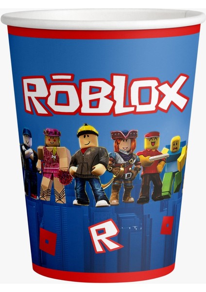 Roblox Parti Malzemeleri 24 Kişilik Afişli Masa Etekli Set modelleri