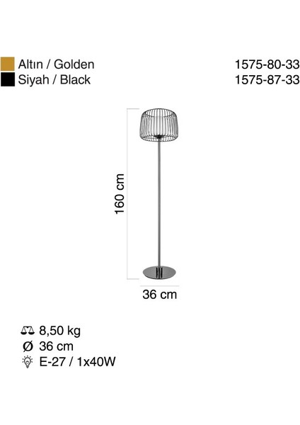 Capestrano  Q35 Kobalt Lambader 1XE27