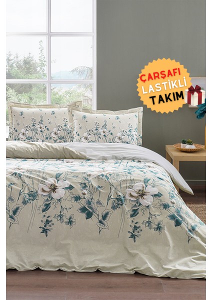 Orkidea Lastikli Çarşaflı Tek Kişilik Nevresim Takımı