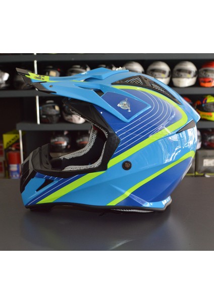 Free-M Freem FR-801 Kros Kaskı FR-801 Blue Yellow fiyatları