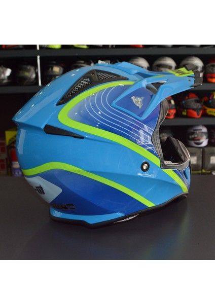 Free-M Freem FR-801 Kros Kaskı FR-801 Blue Yellow modelleri