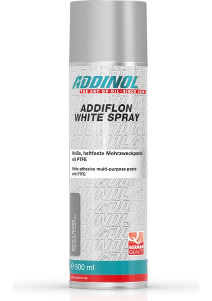 Addiflon White – Addiflon Ptfe Kuru Yağlayıcı Sprey 500 ml