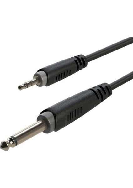 RX-K13505 5 Metre 3.5 mm Stereo - Mono Gitar Hazır Kablo