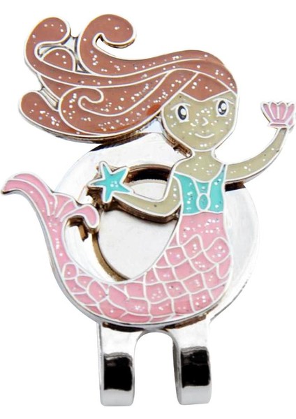 Sturdy Mermaid Manyetik Şapka Klip Golf Topu Marker Vizör Hediyesi Üzerine Klip (Yurt Dışından)
