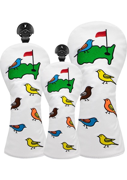 Dayanıklı Golf Ahşap Headcover Ile No. Tag Su Geçirmez Kılıf Golfçü Aksesuarları 3 Adet Hayır 1 3 Ut (Yurt Dışından)