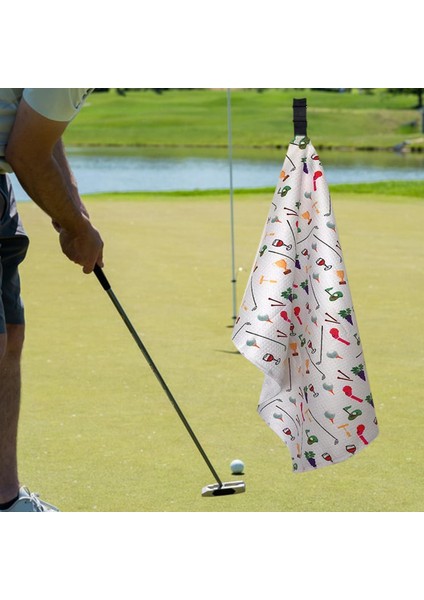 Golf Havlusu Mikrofiber Örgü Desenli Klip Kulübü Temizleme Aracı Hızlı Kuru Şarap Cam (Yurt Dışından) fırsatları