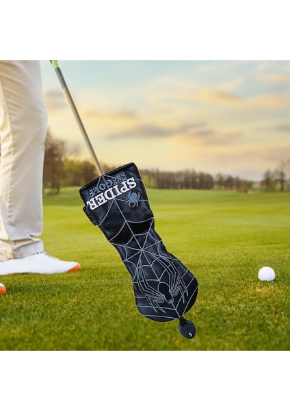 Pu Golf Ahşap Headcover Golf Kulübü Kafa Kapak Golfçü Hediye Siyah Fairway (Yurt Dışından) modelleri