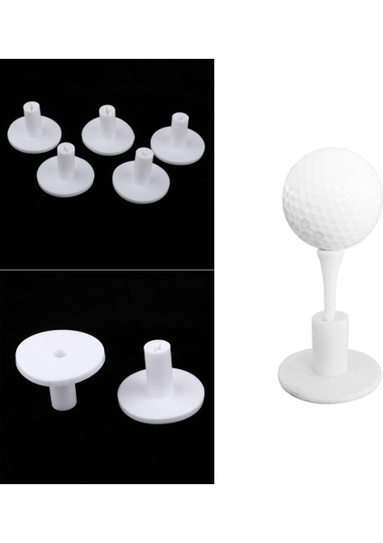 5 Adet 35MM Kauçuk Sürüş Aralığı Golf Tees Tutucu Tee Ev Eğitim Uygulama Mat (Yurt Dışından)