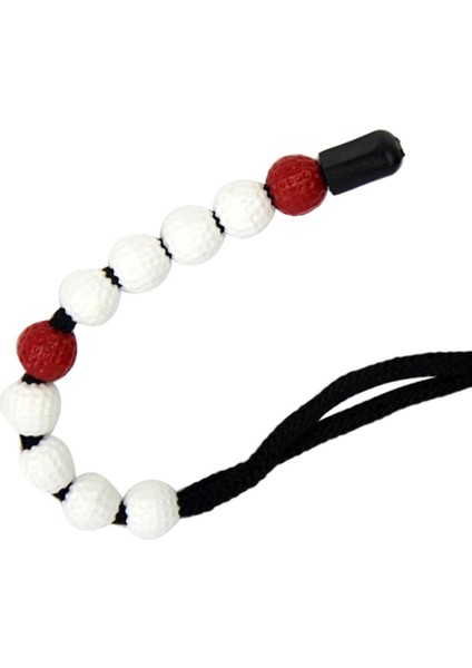 Golf Stroke Putt Ball Boncuk Skorlama Skoru Sayacı Keeper W / Klip Club Beyaz Beyaz ve Kırmızı (Yurt Dışından) modelleri