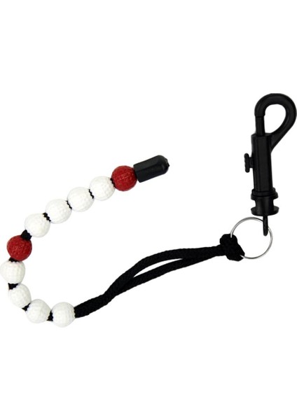 Golf Stroke Putt Ball Boncuk Skorlama Skoru Sayacı Keeper W / Klip Club Beyaz Beyaz ve Kırmızı (Yurt Dışından) indirimleri