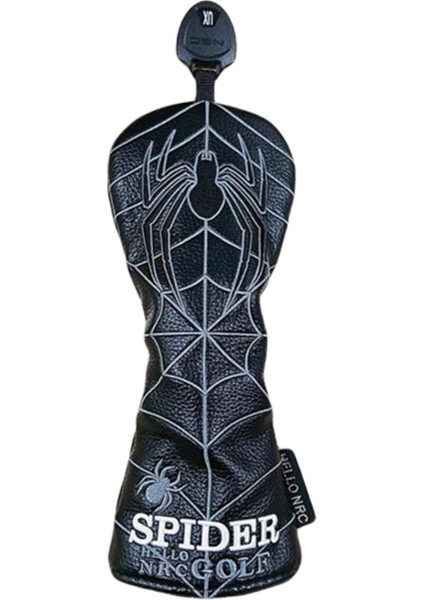 Pu Golf Ahşap Headcover Golf Kulübü Başkanı Kapak Golfçü Hediye Siyah Ut (Yurt Dışından)