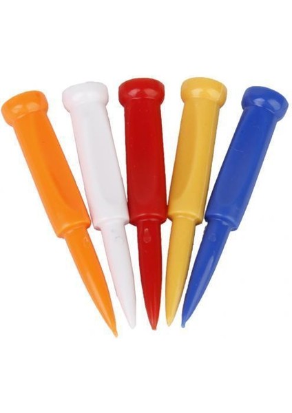 4 Adet Novelty 35 Adet 70MM 2 Sahne Plastik Karışık Renk Golf Tees Golfçü Yardım Aracı (Yurt Dışından)