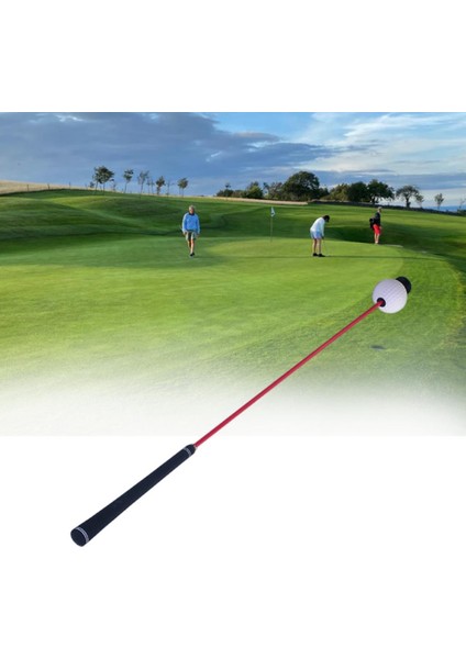 Golf Salıncak Trainer Isınma Hizalama Sopa Güç Gücü Tempo Eğitim Yardım Kırmızı (Yurt Dışından) fiyatları