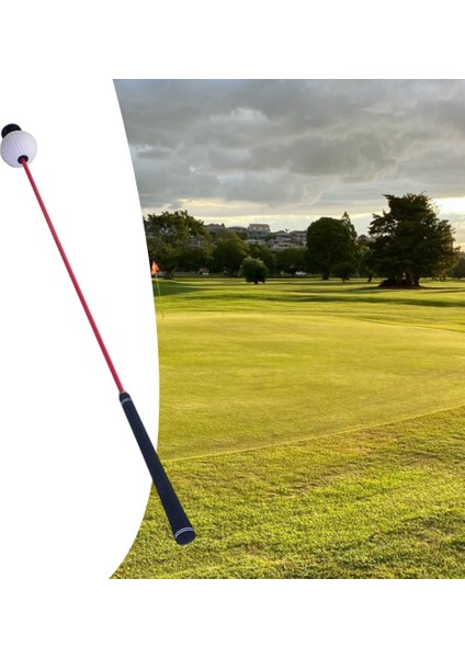 Golf Salıncak Trainer Isınma Hizalama Sopa Güç Gücü Tempo Eğitim Yardım Kırmızı (Yurt Dışından) fırsatları