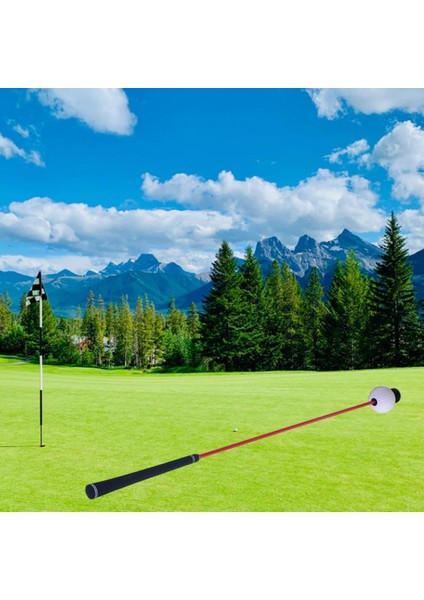Golf Salıncak Trainer Isınma Hizalama Sopa Güç Gücü Tempo Eğitim Yardım Kırmızı (Yurt Dışından) indirimleri